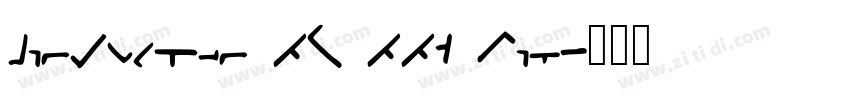 GenRyuMin TW TTF Sem字体转换